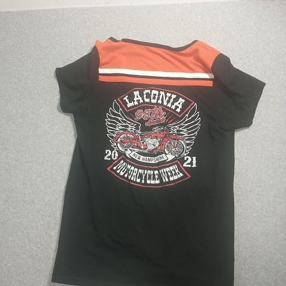 Laconia New Hampshire Woman's 3XL Motorcycle Week 2021 T-Shirt Harley Rally. - Picture 3 of 4